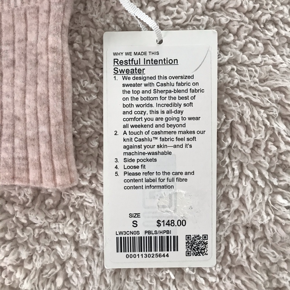 TODAY ONLY! 🆕NWT Lululemon Restful Intention Sweater - Picture 5 of 8